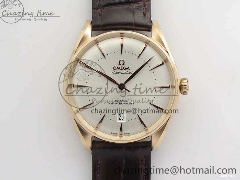 1219 Seamaster Edizione Venezia RG Best Edition White Dial On Leather Strap A Timeless 8127